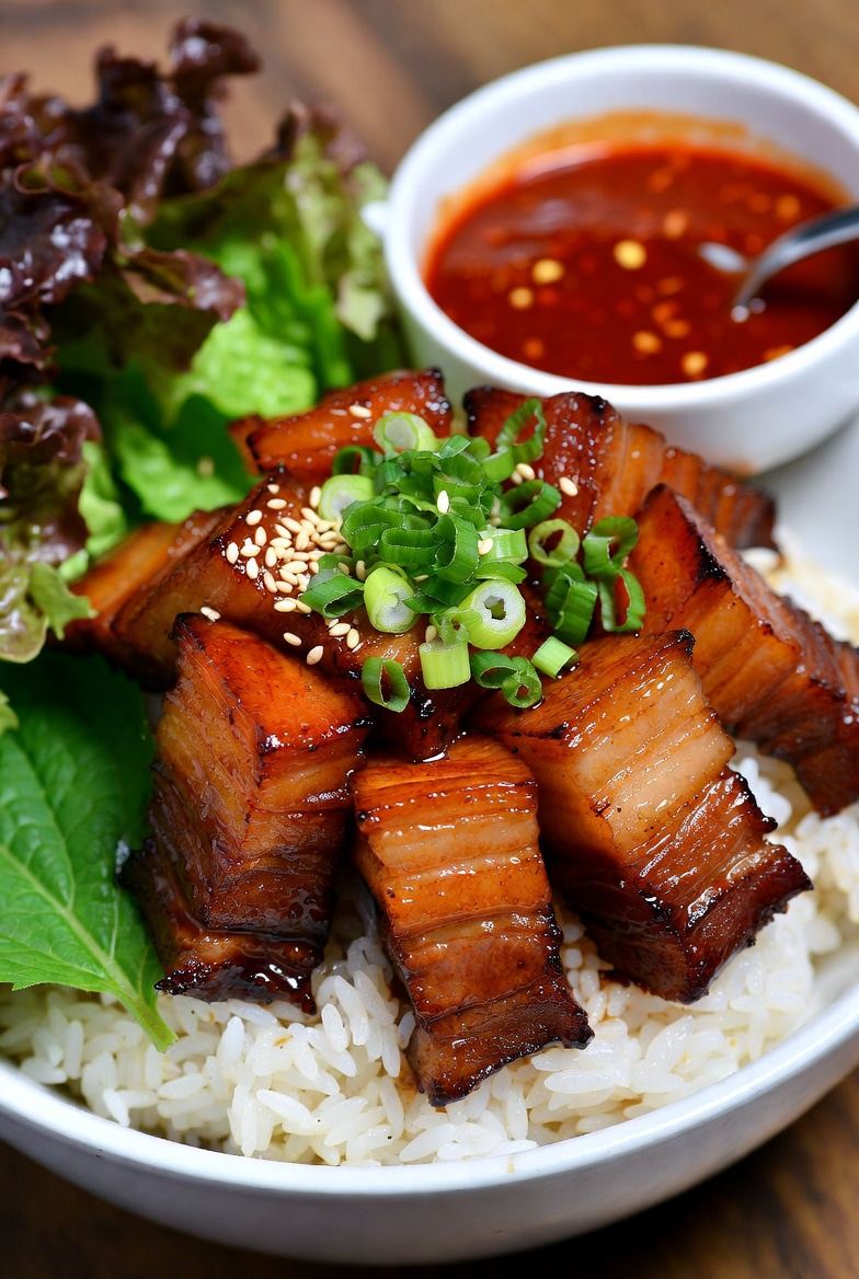 Samgyeopsal-risbolle